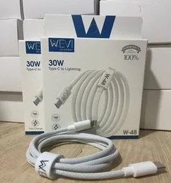 WEVI W-48 30W Braided Type-C to Lightning Fast Charging Cable
