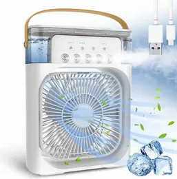 3 IN 1 Multi Functional Air Cooler Humidifier Fan Mist Spray USB Portable 800ml