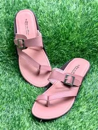 Ladies Flat Slippers Soft Comfortable Home Slip-On Sandals Ladies Flat Slippers