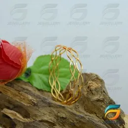 Gold Plated Guarantee Infinite Bangle for Women Fashion Jewelry Gift.