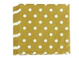 10 Pcs/Lot Paper Tissue Pack with White Polka Dots for Kids Birthday Parties Decoration & Party Supplies