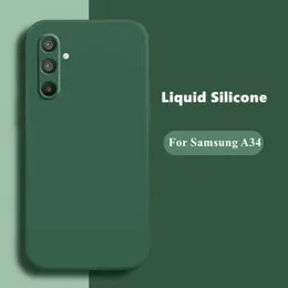 Luxury Unique Liquid Silicone Case Back Cover For Samsung Galaxy A34 5G