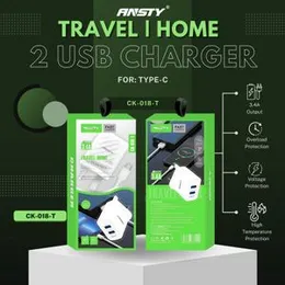 3.4A   Travel   Home   Charging   Type-C   Adapter