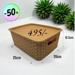 3pcs Nippon Rattan Design Storage Box for Multipurpose in Multi color