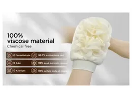 Double Sided Body Bath Glove - Loofah Bath Sponge Exfoliating Gloves for Shower Bath