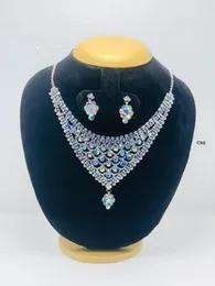 Silver-Toned Bridal Jewelry Set â Necklace, Earrings & Bracelet for Weddings