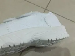 Prosport Double Velcro School Shoes - White