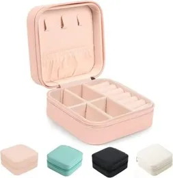 PU Leather Mini Jewelry Box |Portable Travel Case for Rings, Earrings, Necklaces & Bracelets