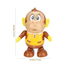 Swinging Monkey Toy Electric Kid Dancing Swinging Cartoon Monkey with Lights, Music
