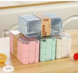 Leakproof Lunch Containers Heat Lunch Box for Women KidsWheat Outdoor Microwave Safe Food Storage Containers