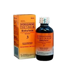 RDL HYDROQUINONE TRETINOIN Babyface 0.020%) Solution 3