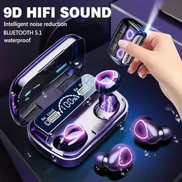 M10 TWS Wireless Earbuds Bluetooth 5.1 â Smart LED Display, Full Touch Control, Deep Bass & Built-in Mic