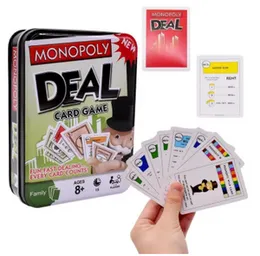 Monopoly Deal Family Card Game with Tin Case - Classic Fun Fast Family Card Game for Kids, Adults