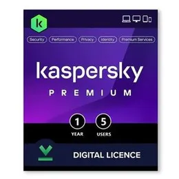 Kaspersky Premium (Total Security) 2025 (1 Year, 5 Devices) [VPN]