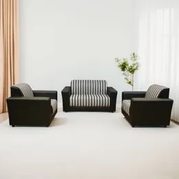 Lite Sofa â Black & White Fabric | Stylish & Comfortable Seating