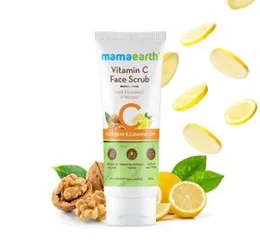 mamaearth Vitamin C Face Scrub with Vitamin C Walnut
