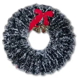 Party Santa Festival Christmas Decoration Green Hanging Ring 38cm christmas wreathe