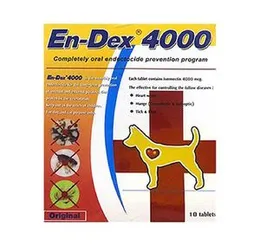 En-Dex 4000 â Heartworm, Mange, Tick & Flea Control for Cats & Dogs