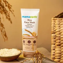 MAMA EARTH RICE DEWY BRIGHT FACE WASH WITH RICE WATER & NIACINAMIDE