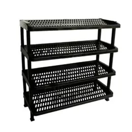 4 Tier Plastic Shoe Rack