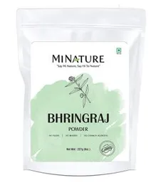 mi nature Bhringraj Powder ,Pure Natural Bringraj Powder for Hair Care for Hair Growth/Prevents Grey hair/Hair Stronger | 100% Pure & Natural Powd