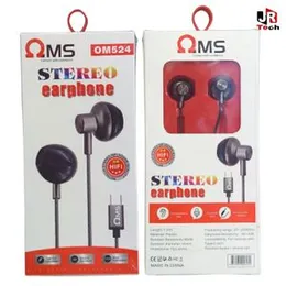 Î©MS OM524 Stereo Earphone with Mic | HIFI Sound Quality,