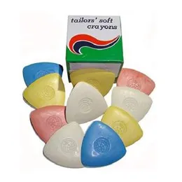 Sewing Machine Tailors Soft Crayons 12 Pcs