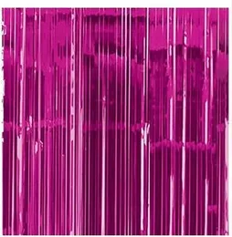 Birthday Pink Foil Curtain Fringe Party Balloon