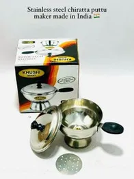 Puttu Maker Stainless Steel Chiratta Puttu Maker