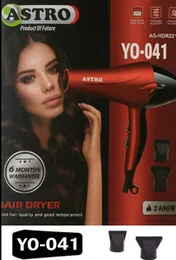 ASTRO Hair Dryer YO-041 â 2400W Professional Hair Dryer with 6-Month Warranty