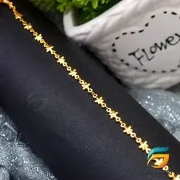 Gold plated Stylish Design Light Weight Star Link Bracelet For Women.