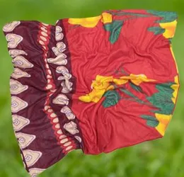 6Ã5 Mustard and Maroon Cotton Super Bedsheet