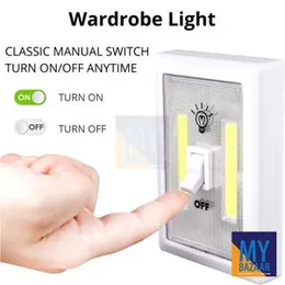 Wardrobe Light, Super Bright Stick On Night Light, Battery Operated Cupboard Lights, Stick Anywhere, Cordless LED Under Cabinet Light for Closet, Atti