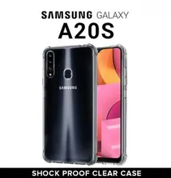 Luxury Shockproof Transparent ThickBallon Bumper Case For Samsung Galaxy A20s Crystal Transparent Premium Quality Shockproof Protective Phone ShellSam