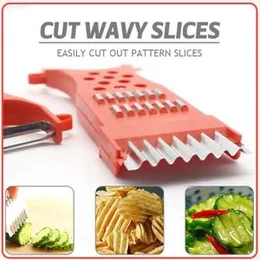 Hot SALE 5-in-1 Multipurpose Vegetable Peeler Garlic Grater Mandoline Slicer Kitchen Food Prep Tool