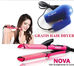 GXC Nova Catokan 2IN1 Pelurus dan Pengeriting Rambut