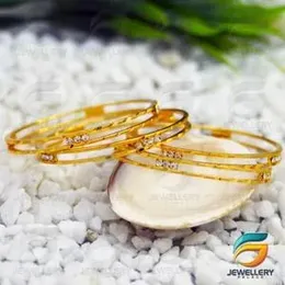Choice Bangles Beautiful Daily Wear Kolkata Bangle Set White  Stone Fore Women.