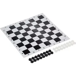 Plastic chess game board 36 x 36 cm