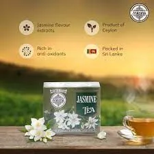 Mlesna Jasmine Tea (100g) 50 Bags   tea powder