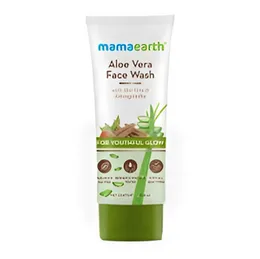 Mamaearth Aloe Vera Face Wash with Aloe Vera & Ashwagandha for Youthful Glow