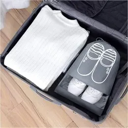 Portable Travel Shoe Organizer Bag with Transparent Window