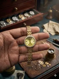 Beike brand gold-tone women's luxury watch