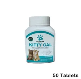 VETMAX Kitty Cal 50 Tablets for Cats Calcium Tablets for Kittens For Healthy Bones ,Strong Teeth and Healthy Skin