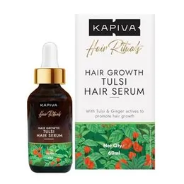 Kapiva Tulsi Hair Growth Serum 60 ml, for Healthy Hair Growth with Tulsi and Ginger Actives | 100% Ayurvedic (FROM INDIA)SAB