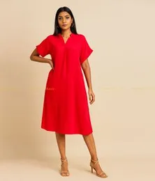 Red Dc Frock 05