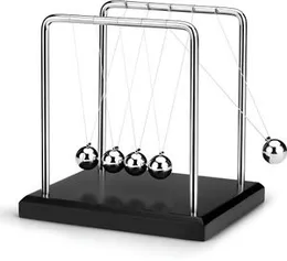 Mini Newton's Cradle - Balance Balls Science Desk Decor (2 Sizes) Decompression Psychology Toy - Desk Decorations