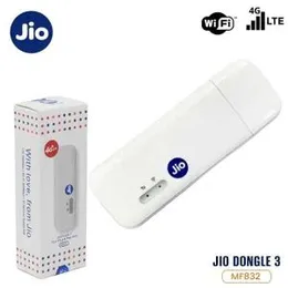 Jio Dongle USB 3 Plug & Play Wifi 4G LTE MF832 Mobile Router All Sim Support Modem