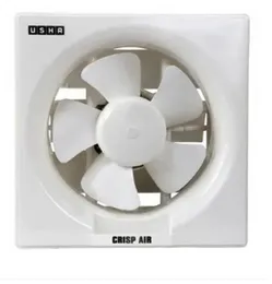 Usha Ventiling Fan 300MM Crisp Air LX12 72W 1370 RPM High Suction 5 Blades 1000 mÂ³/hr Air Delivery Automatic Shutter 2 Year Warranty