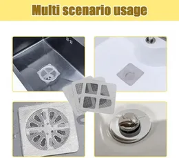 Disposable Hair Catcher Sticker for Drain, Shower Drain Cover, Mesh Sticker, Floor Drain Filter Sticker for Bathroom, Laundry, Bathtub 10,20,50 pcs