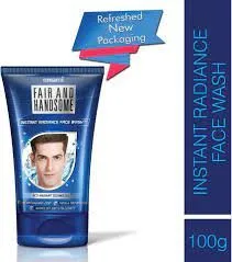 Emami Fair And Handsome Instant Radiance Face Wash (100g)  face wash  mens